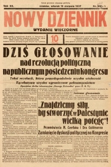 Nowy Dziennik (wydanie wieczorne). 1937, nr 220