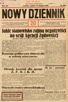 Nowy Dziennik. 1937, nr 224