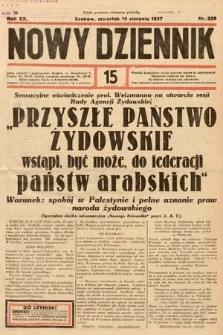 Nowy Dziennik. 1937, nr 229