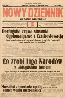 Nowy Dziennik (wydanie wieczorne). 1937, nr 229