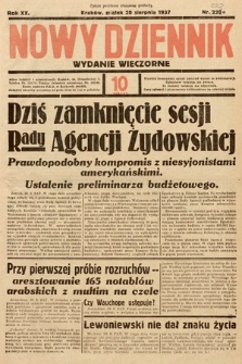 Nowy Dziennik (wydanie wieczorne). 1937, nr 230