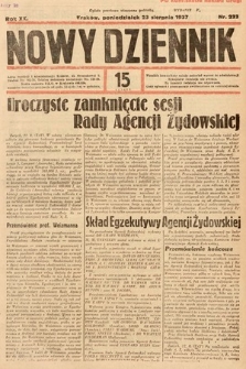 Nowy Dziennik. 1937, nr 233