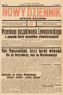 Nowy Dziennik (wydanie wieczorne). 1937, nr 230