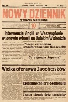 Nowy Dziennik (wydanie wieczorne). 1937, nr 242