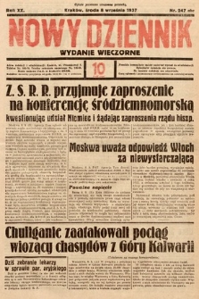 Nowy Dziennik (wydanie wieczorne). 1937, nr 247