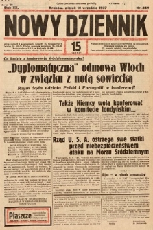 Nowy Dziennik. 1937, nr 249