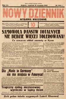 Nowy Dziennik (wydanie wieczorne). 1937, nr 254