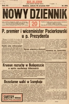 Nowy Dziennik. 1937, nr 256