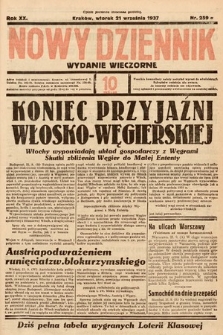 Nowy Dziennik (wydanie wieczorne). 1937, nr 259