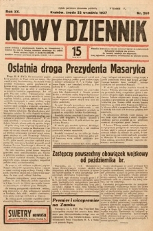 Nowy Dziennik. 1937, nr 260