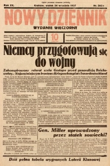 Nowy Dziennik (wydanie wieczorne). 1937, nr 262