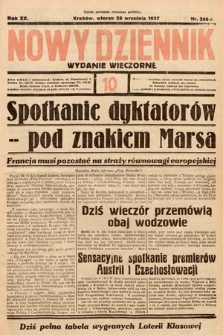 Nowy Dziennik (wydanie wieczorne). 1937, nr 266