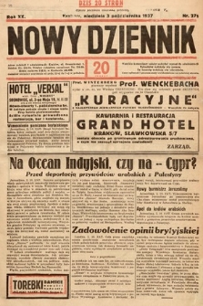 Nowy Dziennik. 1937, nr 271