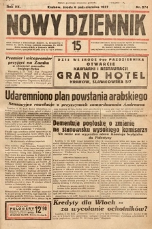 Nowy Dziennik. 1937, nr 274