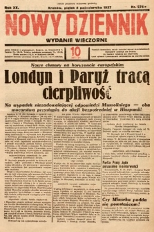 Nowy Dziennik (wydanie wieczorne). 1937, nr 276