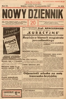 Nowy Dziennik. 1937, nr 278