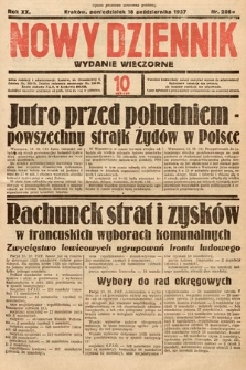 Nowy Dziennik (wydanie wieczorne). 1937, nr 286