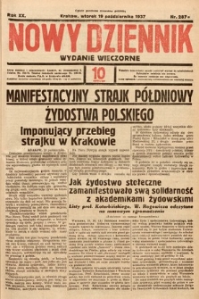 Nowy Dziennik (wydanie wieczorne). 1937, nr 287