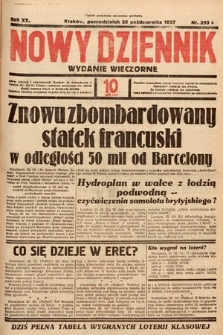 Nowy Dziennik (wydanie wieczorne). 1937, nr 293