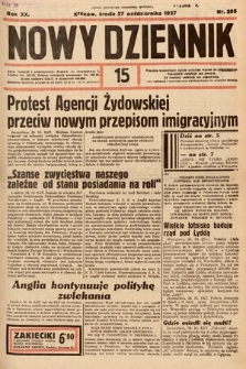 Nowy Dziennik. 1937, nr 295