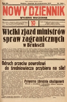 Nowy Dziennik (wydanie wieczorne). 1937, nr 296