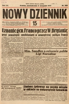 Nowy Dziennik. 1937, nr 307