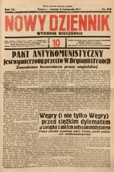 Nowy Dziennik (wydanie wieczorne). 1937, nr 308