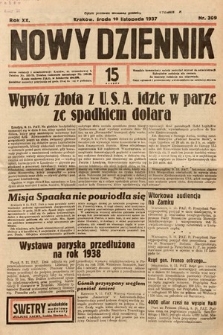 Nowy Dziennik. 1937, nr 309