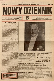 Nowy Dziennik. 1937, nr 310