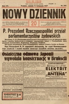 Nowy Dziennik. 1937, nr 312