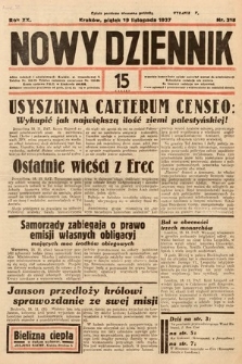 Nowy Dziennik. 1937, nr 318