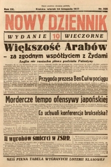 Nowy Dziennik (wydanie wieczorne). 1937, nr 322