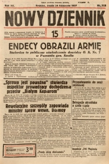 Nowy Dziennik. 1937, nr 323