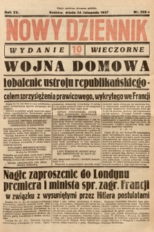 Nowy Dziennik (wydanie wieczorne). 1937, nr 323