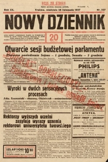 Nowy Dziennik. 1937, nr 327