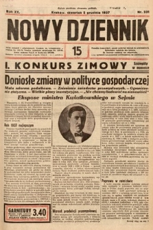 Nowy Dziennik. 1937, nr 331
