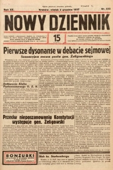 Nowy Dziennik. 1937, nr 332
