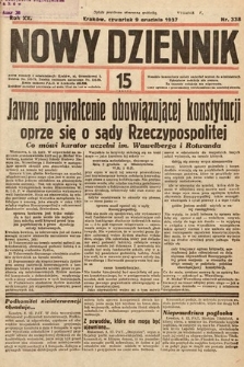 Nowy Dziennik. 1937, nr 338
