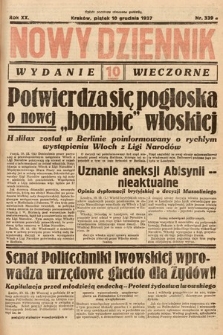 Nowy Dziennik (wydanie wieczorne). 1937, nr 339