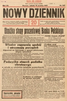 Nowy Dziennik. 1937, nr 347