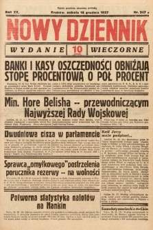 Nowy Dziennik (wydanie wieczorne). 1937, nr 347