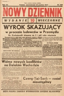 Nowy Dziennik (wydanie wieczorne). 1937, nr 349