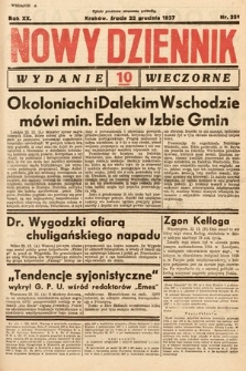 Nowy Dziennik (wydanie wieczorne). 1937, nr 351