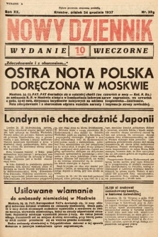 Nowy Dziennik (wydanie wieczorne). 1937, nr 353