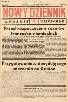 Nowy Dziennik (wydanie wieczorne). 1937, nr 355