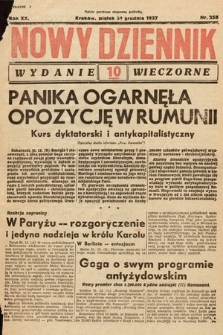 Nowy Dziennik (wydanie wieczorne). 1937, nr 358