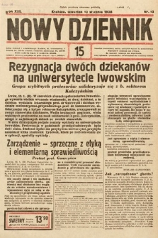 Nowy Dziennik. 1938, nr 13