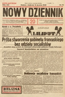 Nowy Dziennik. 1938, nr 16