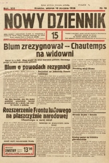 Nowy Dziennik. 1938, nr 18