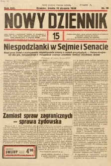 Nowy Dziennik. 1938, nr 19